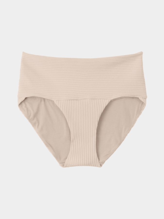 [KEnTe] Ribbed Square Shorts(SAND-S/M)